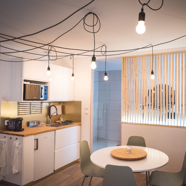 Cuisine et Salle de bain projet airbnb tourcoing rénovation