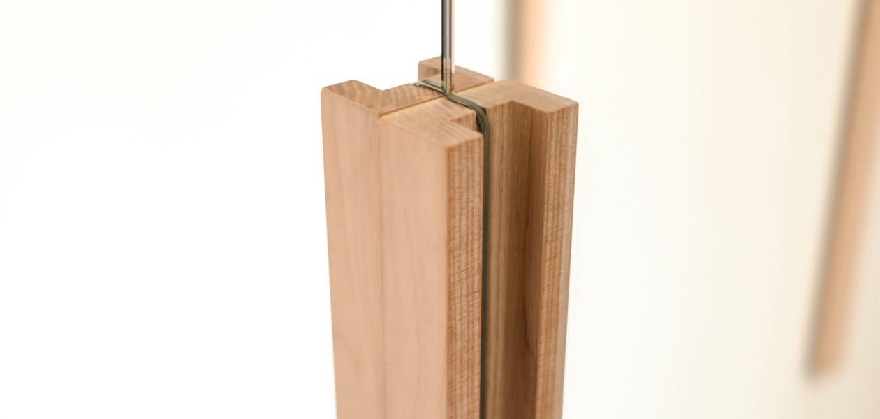 poignée dressing miroir poignée bois sur porte miroir dressing